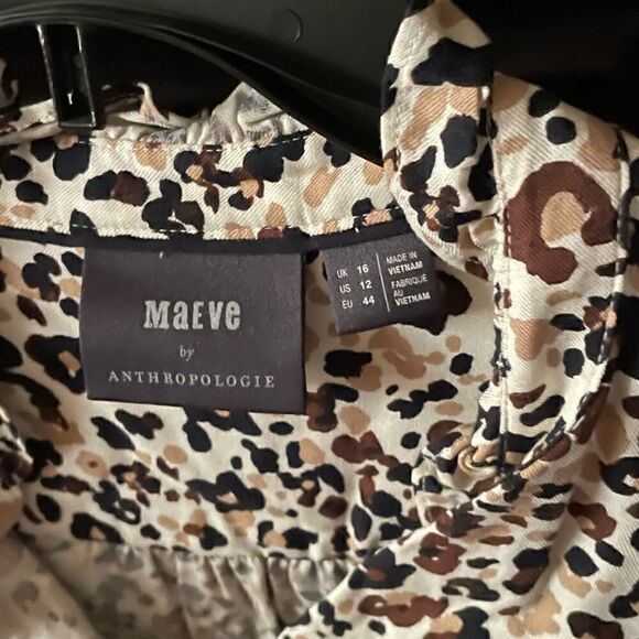 Maeve Katia ruffled leopard print button down - Picture 12 of 12
